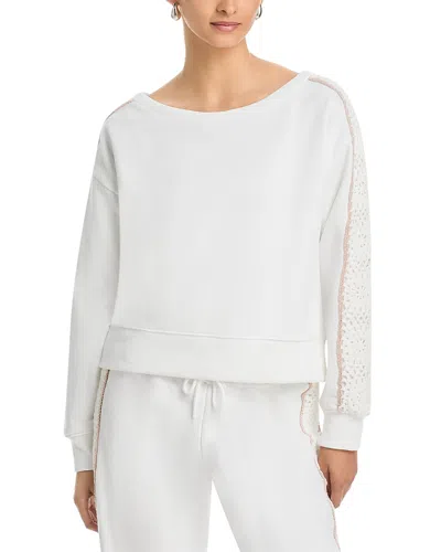 Vintage Havana French Terry Off Shoulder Sweatshirt In Multi