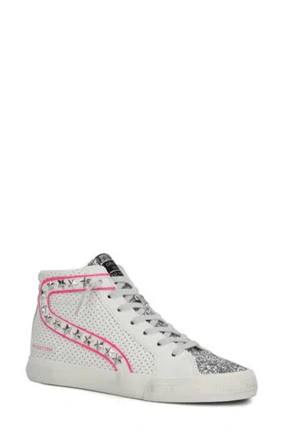 Vintage Havana Gadol High Top Sneaker In Neon Pink Pop