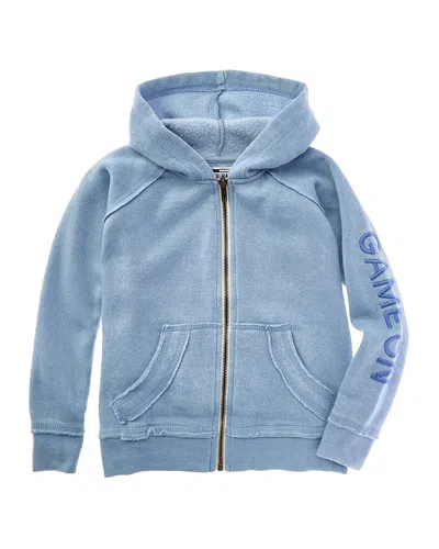 Vintage Havana Kids' Game On Zip Hoodie In Blue