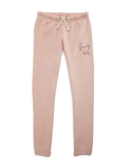 Vintage Havana Kids' Girl's Flamingo Sweatpants In Misty Coral