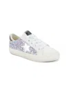 Vintage Havana Kids' Girl's Joyce Low Top Star Sneakers In White Glitter Pop