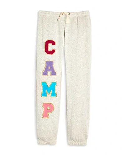 Vintage Havana Girls' Camp Jogger Trousers - Big Kid In Oatmeal