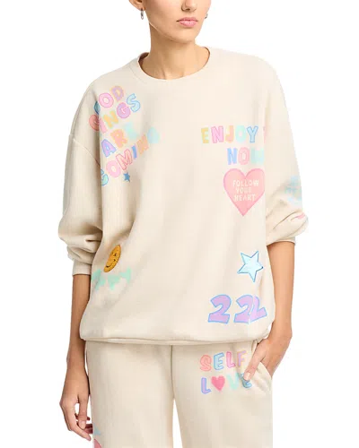 Vintage Havana Graphic Relaxed Sweatshirt In Oatmeal