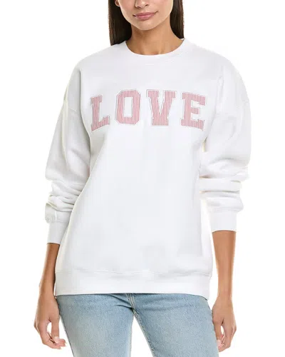 Vintage Havana Heavy Surf Sweatshirt In White