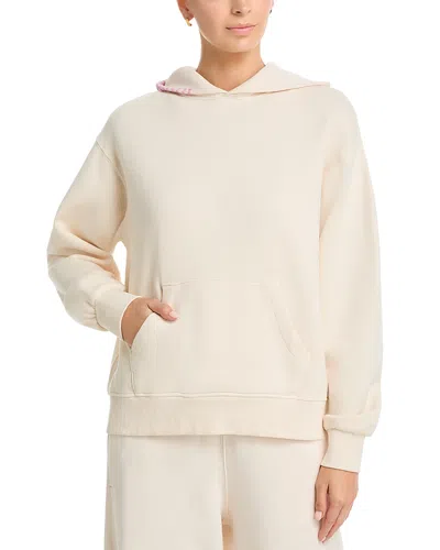 Vintage Havana Heavyweight Garment Dye Hoodie In White