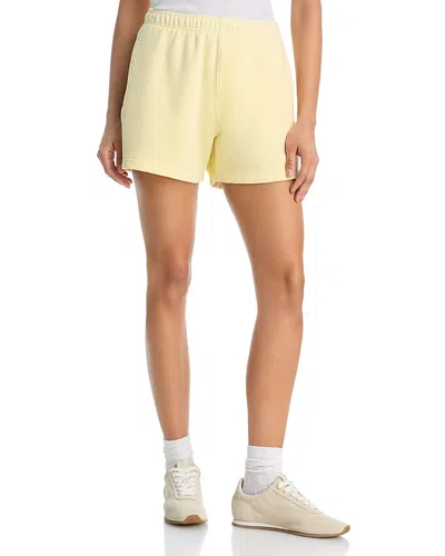 Vintage Havana Heavyweight Garment Dye Shorts In Yellow