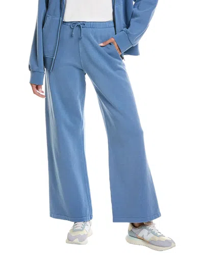 Vintage Havana Heavyweight Garment Wide Leg Pant In Blue