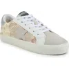 Vintage Havana Kate Snake Embossed Sneaker In White