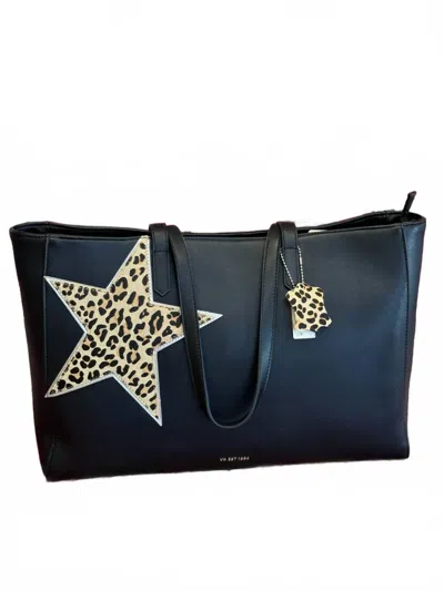 Vintage Havana Katie Black Leopard Star