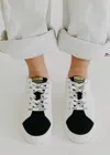 Vintage Havana Khloe Sneaker In Black/white In Black