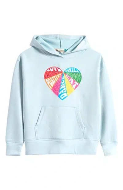 Vintage Havana Kids' Amour Love Cloud Graphic Hoodie In Sailboat Blue