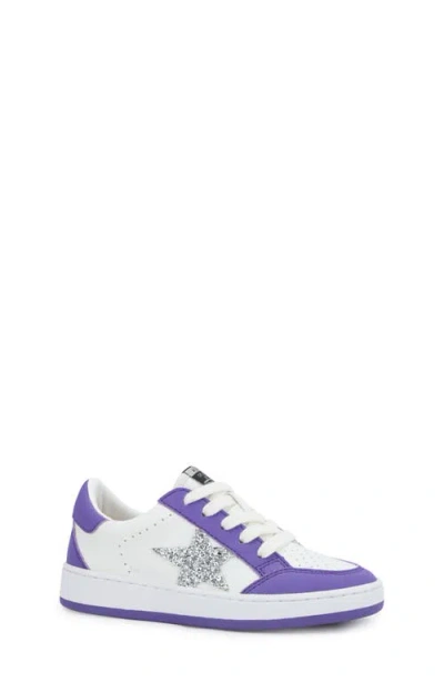 Vintage Havana Kids' Ariella Sneaker In White Purple Multi