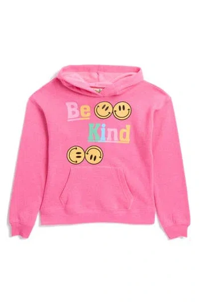 Vintage Havana Kids' Be Kind Hoodie In Pink