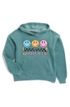 Vintage Havana Kids' Be Kind Hoodie In Teal