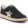 Vintage Havana Kids' Bravo Rhinestone Sneaker In Black