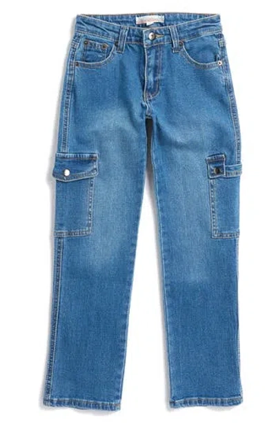 Jeans Slim Délavé Pour Fille Vintage Havana - Taille 7 - 100% Coton - Neuf Avec étiquettes