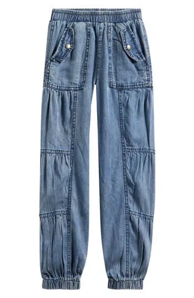 Vintage Havana Kids' Cargo Joggers In Blue
