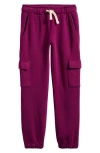 Vintage Havana Kids' Cargo Joggers In Pink