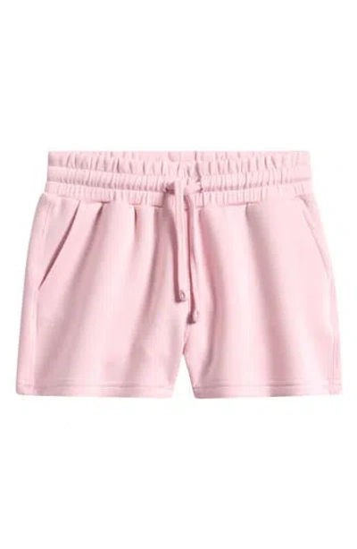 Vintage Havana Kids' Cloud Fleece Shorts In Pink