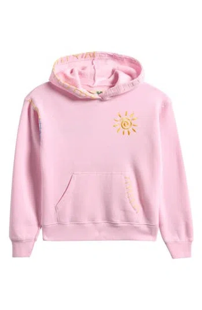 Vintage Havana Kids' Destination Stitch Hoodie In Pink