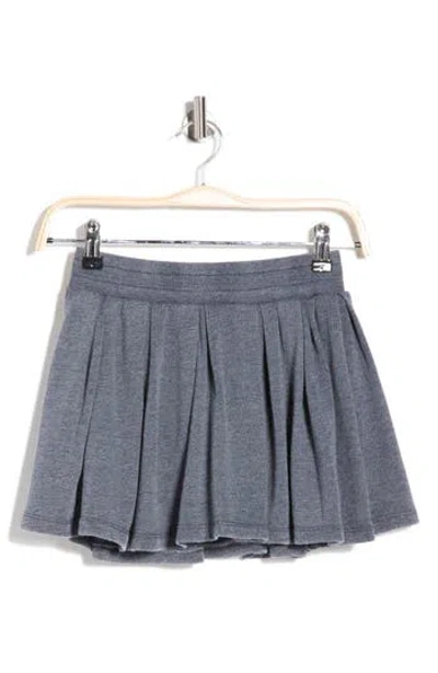 Vintage Havana Kids' French Terry Pleated Skirt In Gray