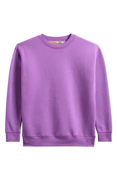 Vintage Havana Kids' Oversize Sweatshirt In Neon Purple