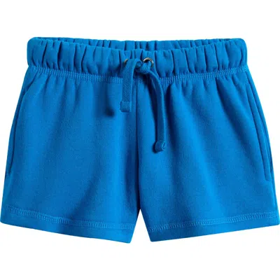 Vintage Havana Kids' Raw Edge Shorts In Blue