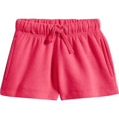 Vintage Havana Kids' Raw Edge Shorts In Pink
