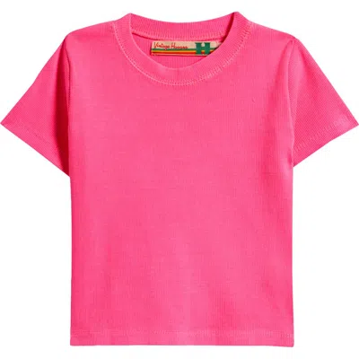 Vintage Havana Kids' Rib Knit Baby Tee In Pink
