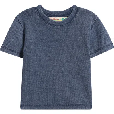 Vintage Havana Kids' Rib Knit Baby Tee In Blue