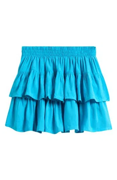 Vintage Havana Kids' Ruffle Skort In Blue