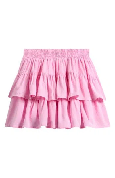 Vintage Havana Kids' Ruffle Skort In Pink