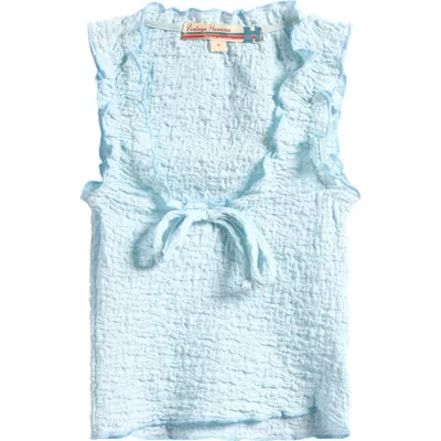 Vintage Havana Kids' Smocked Tank Top In Blue