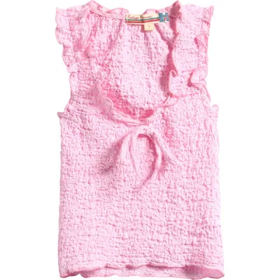 Vintage Havana Kids' Smocked Tank Top In Pink