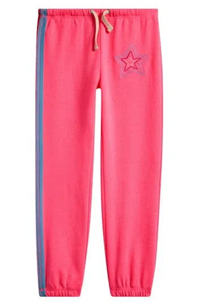 Vintage Havana Kids' Star Stripe Joggers In Pink