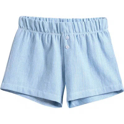 Vintage Havana Kids' Stripe Boxer Shorts In Blue