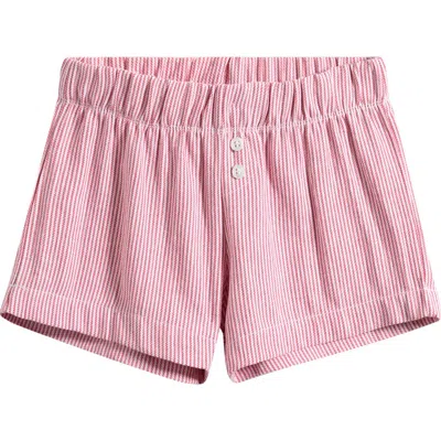 Vintage Havana Kids' Stripe Boxer Shorts In Pink