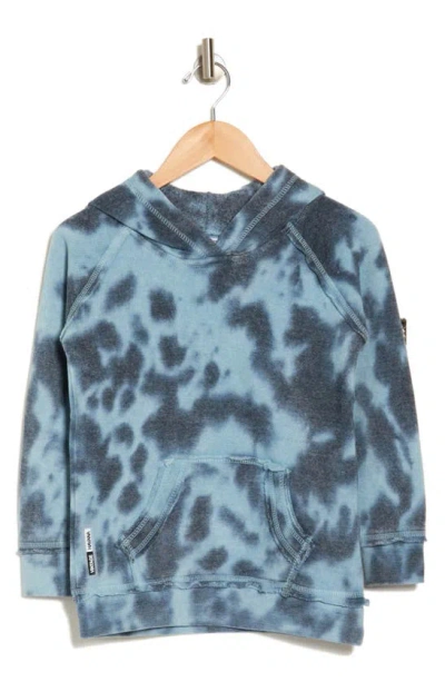 Vintage Havana Kids' Tie Dye Hoodie In Navy/ Blue