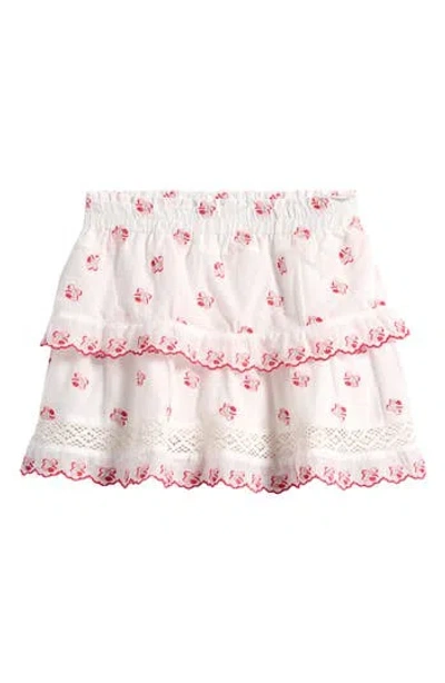 Vintage Havana Kids' Tiered Ruffle Miniskort In Multi