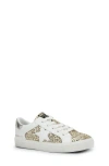Vintage Havana Kids' Vail Sneaker In White Gold Glitter