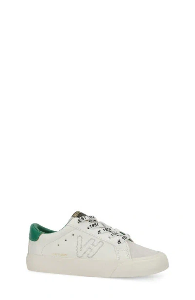 Vintage Havana Kids' Vita Trainer In White/ Grey/ Green