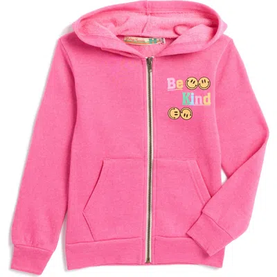 Vintage Havana Kids' Zip-up Hoodie In Pink
