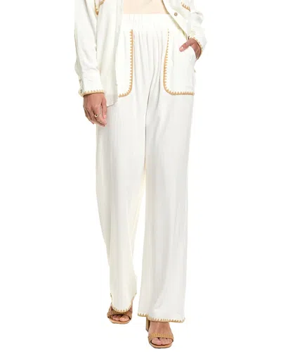 Vintage Havana Linen-blend Wide Leg Pant
