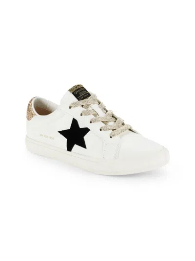 Vintage Havana Little Kid's & Kid's Blair Star Shoes In White