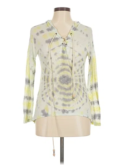 Pre-owned Vintage Havana Long Sleeve Blouse In Yellow