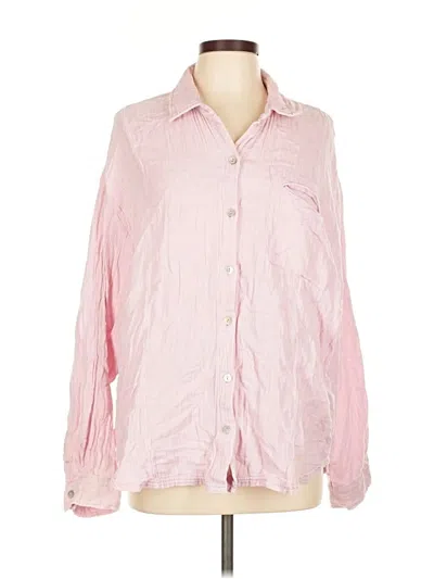 Pre-owned Vintage Havana Long Sleeve Button Down Shirt In Pink
