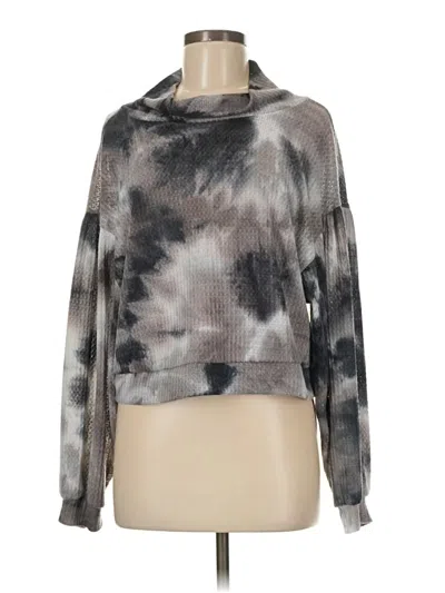 Pre-owned Vintage Havana Long Sleeve Turtleneck In Gray