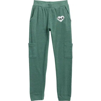 Vintage Havana Kids'  Love Pocket Joggers In Green
