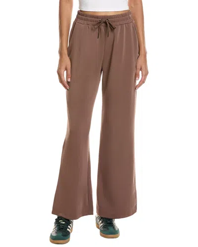Vintage Havana Luxe Cloud Wide Leg Pant In Brown