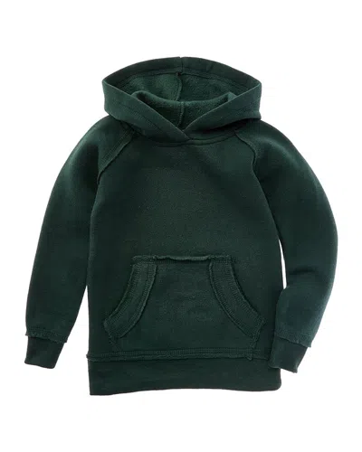 Vintage Havana Kids' New Burnout Hoodie In Green